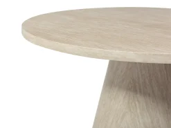 Mesa de jantar 4 lugares em MDF efeito travertino bege - LARIOZA de Pascal Morabito