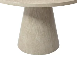 Mesa de jantar 4 lugares em MDF efeito travertino bege - LARIOZA de Pascal Morabito