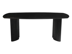 Mesa de jantar 8 lugares madeira de mangueira preto - TAMENIA de Maison Céphy