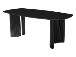 Mesa de jantar 8 lugares madeira de mangueira preto - TAMENIA de Maison Céphy