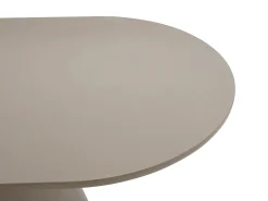 Mesa de jantar 6 lugares MDF de cor taupe - VALIANA