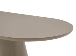 Mesa de jantar 6 lugares MDF de cor taupe - VALIANA