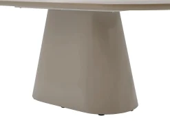 Mesa de jantar 6 lugares MDF de cor taupe - VALIANA
