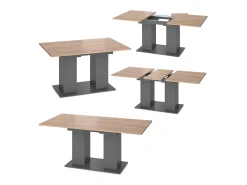 Mesa de jantar antracite 140x90x76 dix