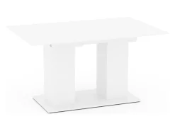 Mesa de jantar branco 140x90x76 dix