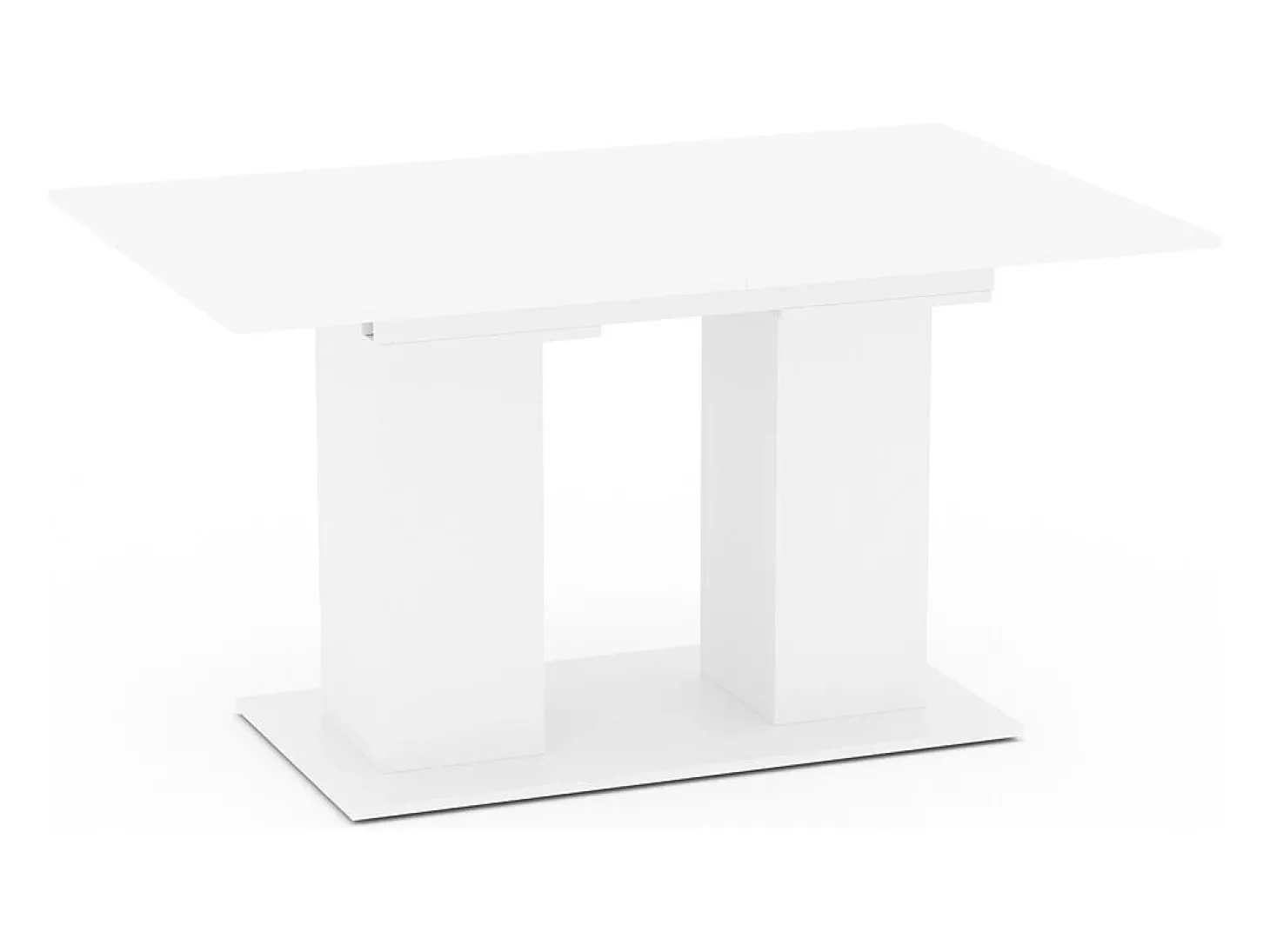 Mesa de jantar branco 140x90x76 dix