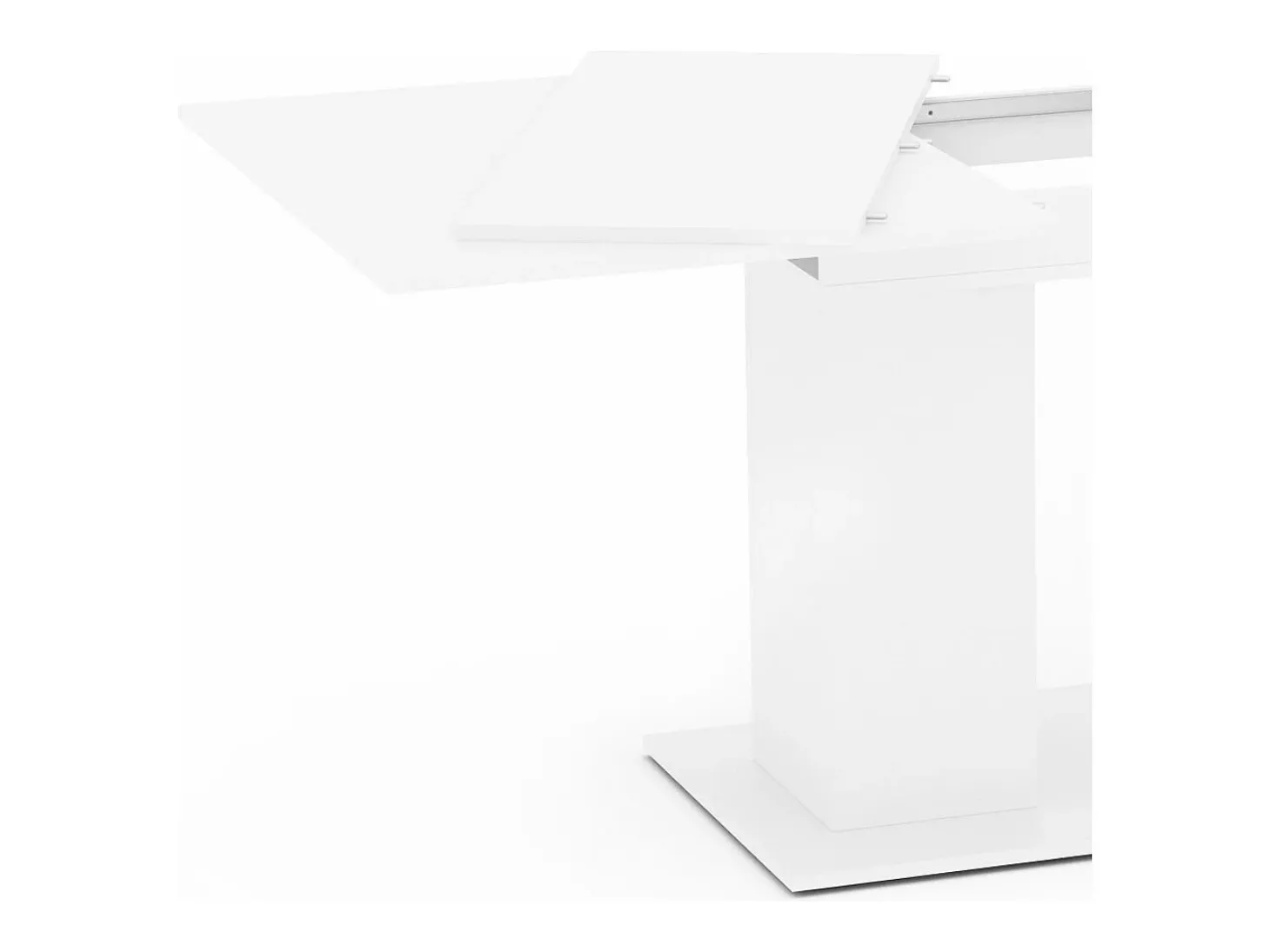 Mesa de jantar branco 140x90x76 dix