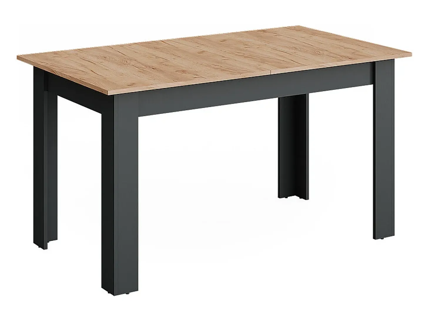 Mesa de jantar carvalho antracite/goldkraft 180x80x76 repose