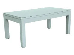 Mesa de jantar convertível em mesa de bilhar e de ping-pong - Branco - C180 cm - HENK