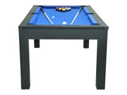 Mesa de jantar convertível em mesa de bilhar e de ping-pong - Preto - C180 cm - SOUSA