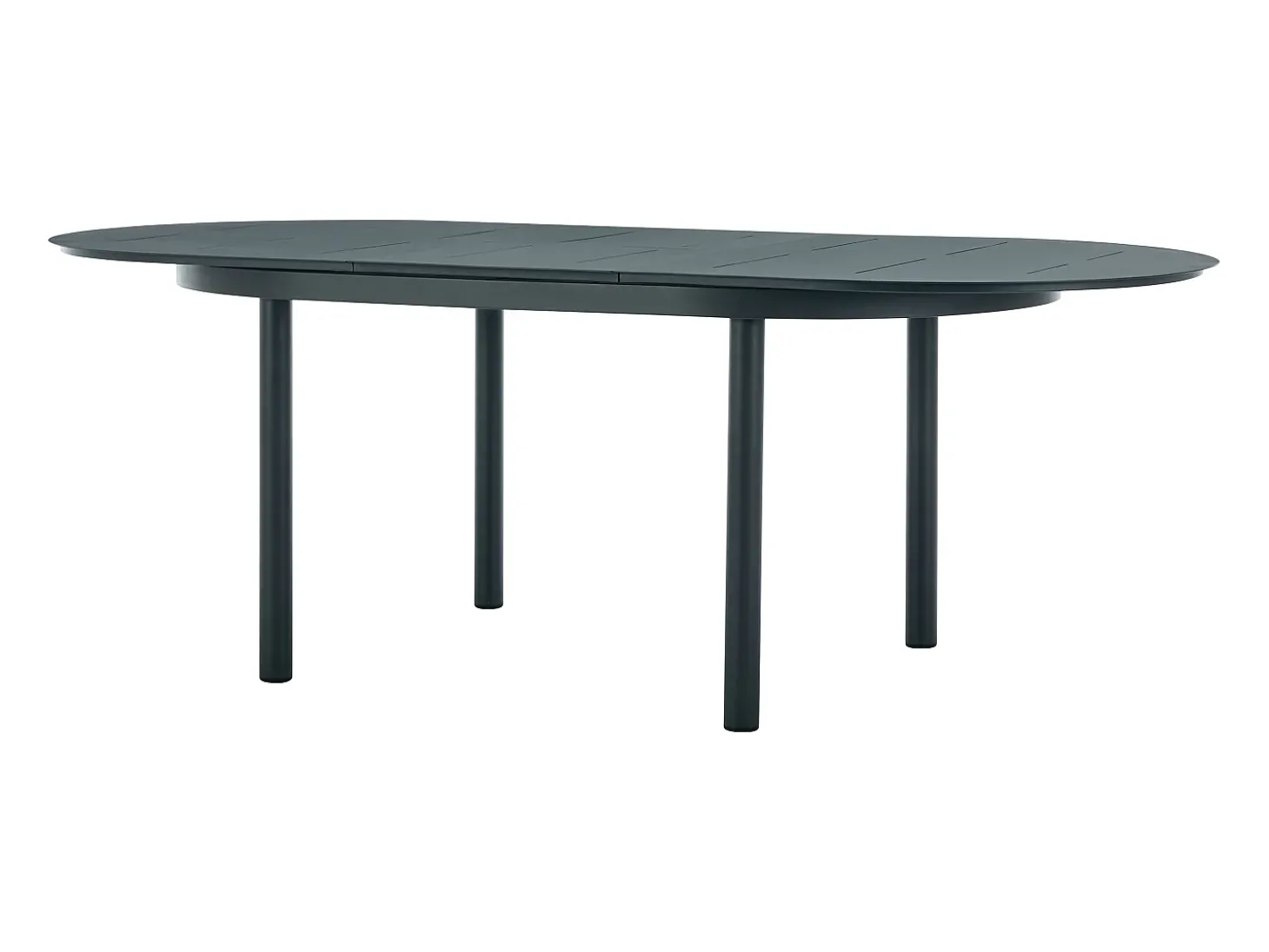 Mesa de jantar de jardim extensível em alumínio antracite - LOTTYS de MYLIA