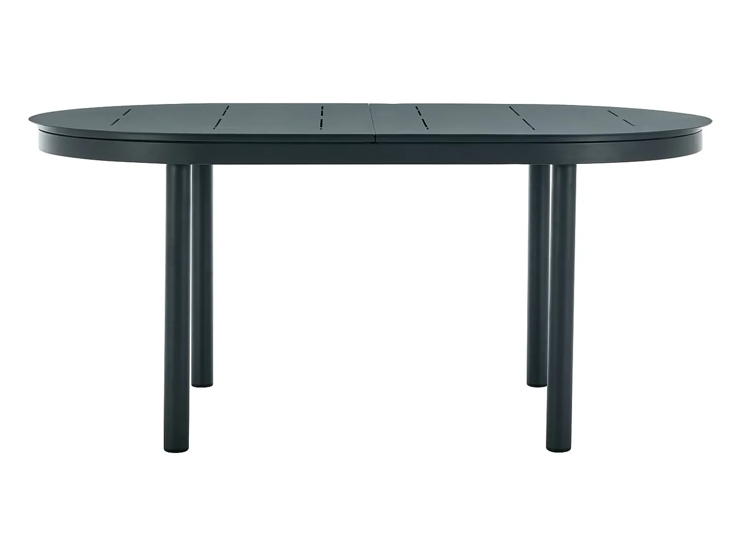Mesa de jantar de jardim extensível em alumínio antracite - LOTTYS de MYLIA