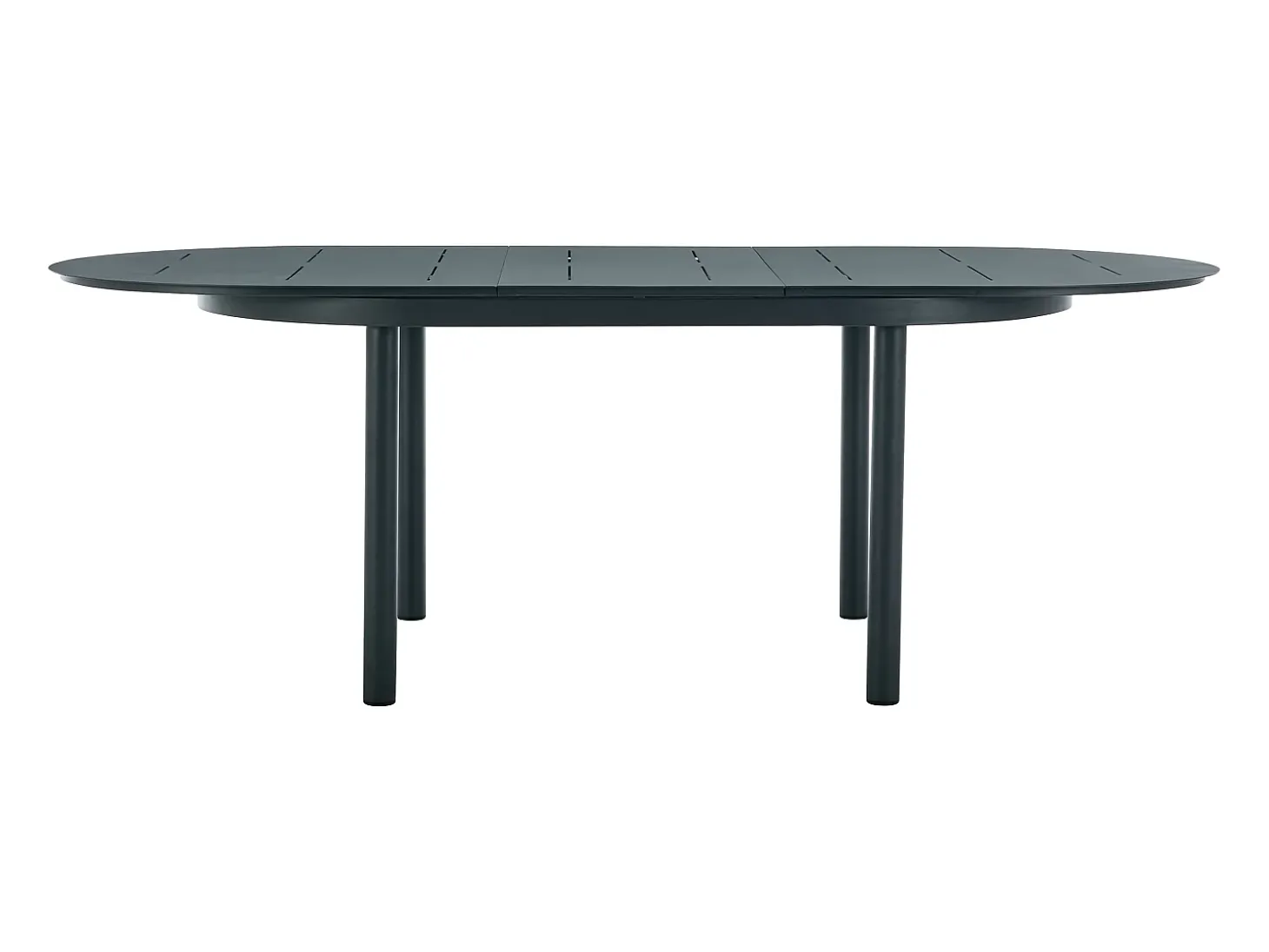 Mesa de jantar de jardim extensível em alumínio antracite - LOTTYS de MYLIA