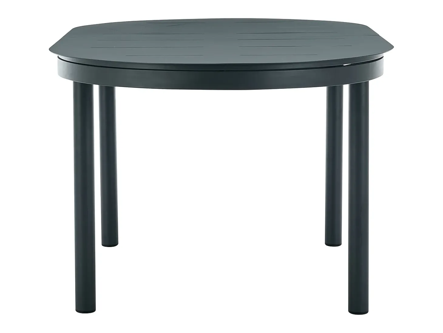 Mesa de jantar de jardim extensível em alumínio antracite - LOTTYS de MYLIA