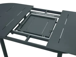 Mesa de jantar de jardim extensível em alumínio antracite - LOTTYS de MYLIA