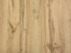 Mesa de jantar extensível para 6 a 12 pessoas em MDF - Cor Natural Clara - CLOEVA