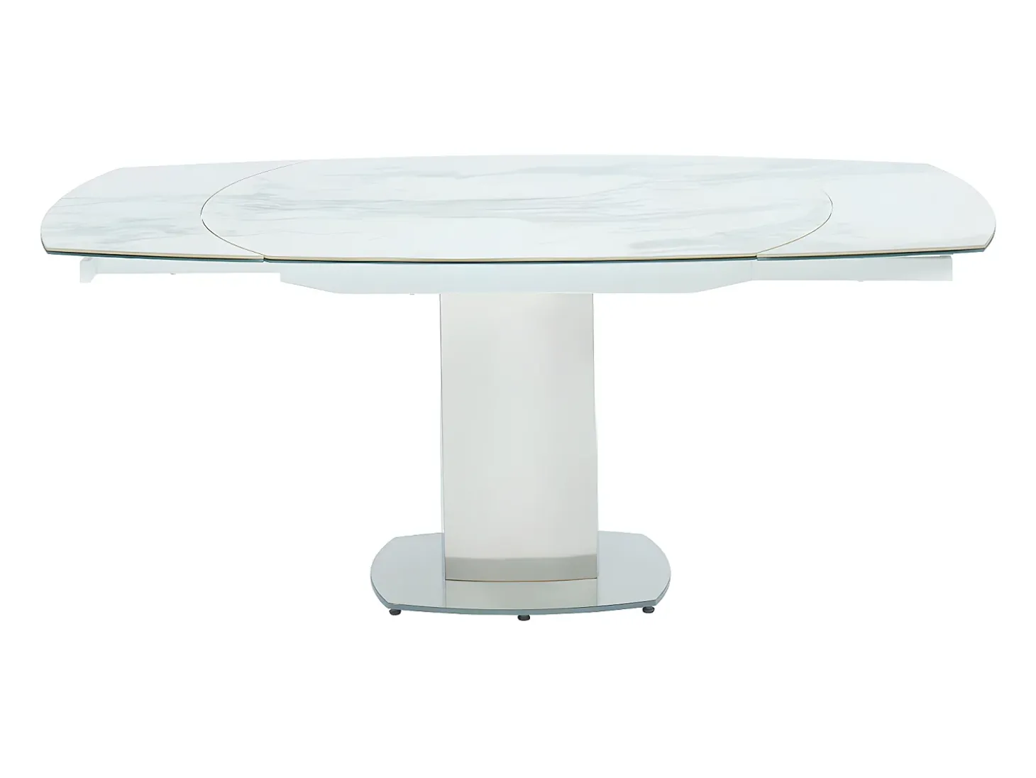 Mesa de jantar extensível. Cerâmica e aço. TALICIA