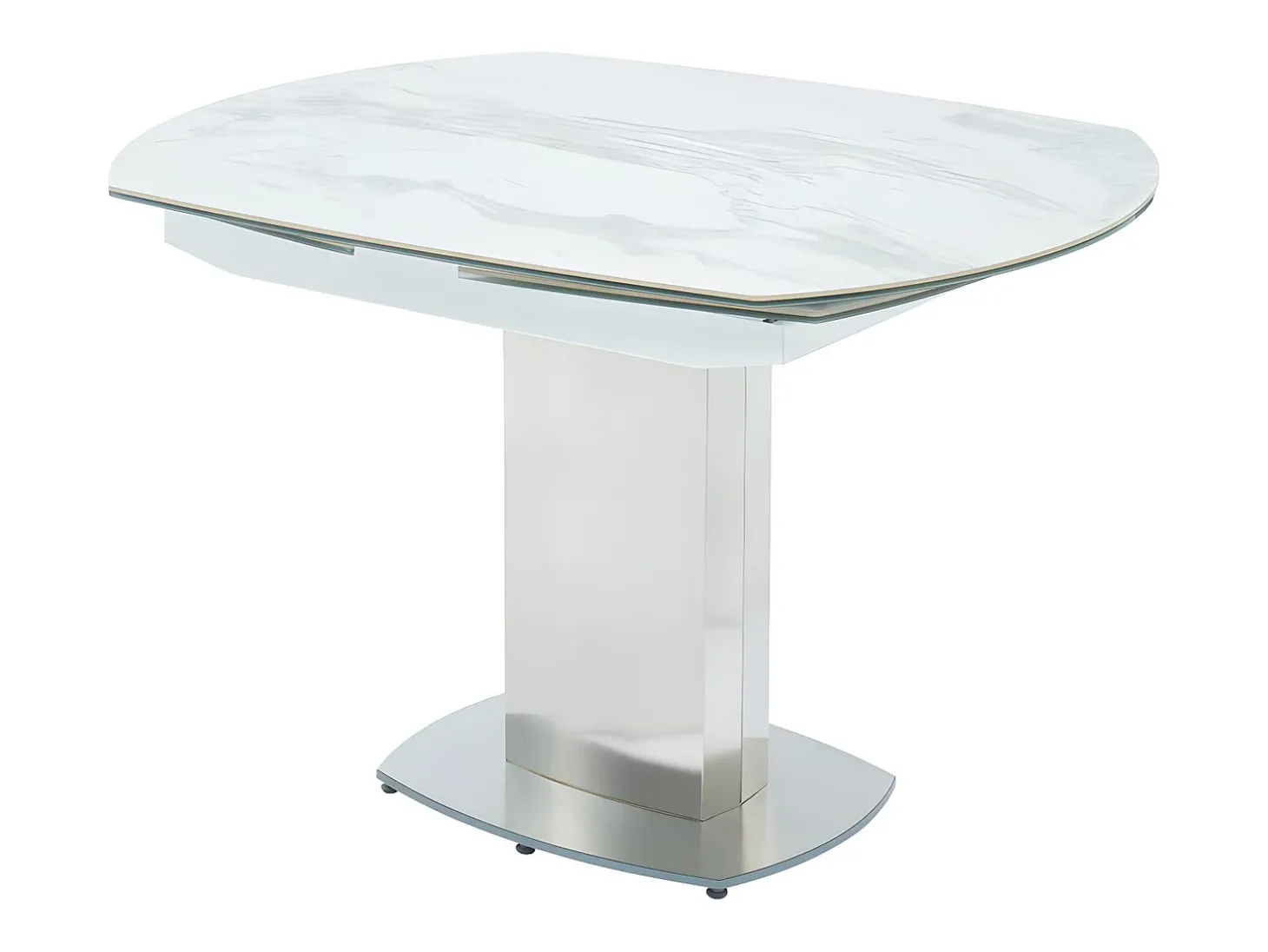 Mesa de jantar extensível. Cerâmica e aço. TALICIA