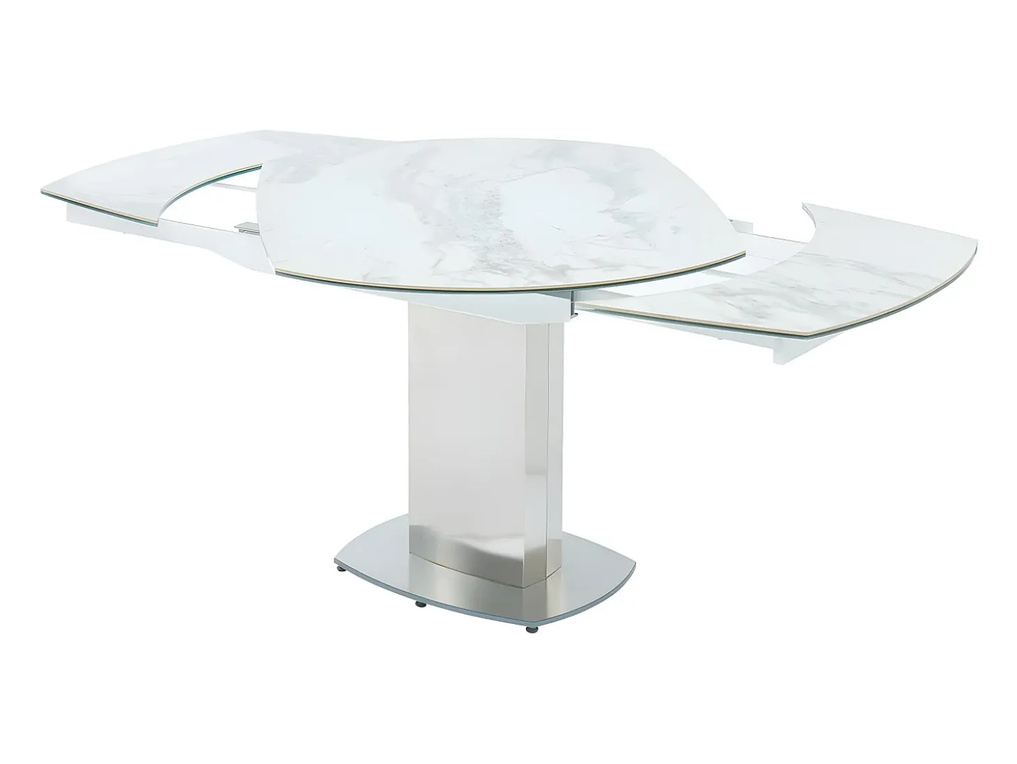 Mesa de jantar extensível. Cerâmica e aço. TALICIA