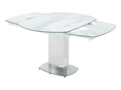 Mesa de jantar extensível. Cerâmica e aço. TALICIA