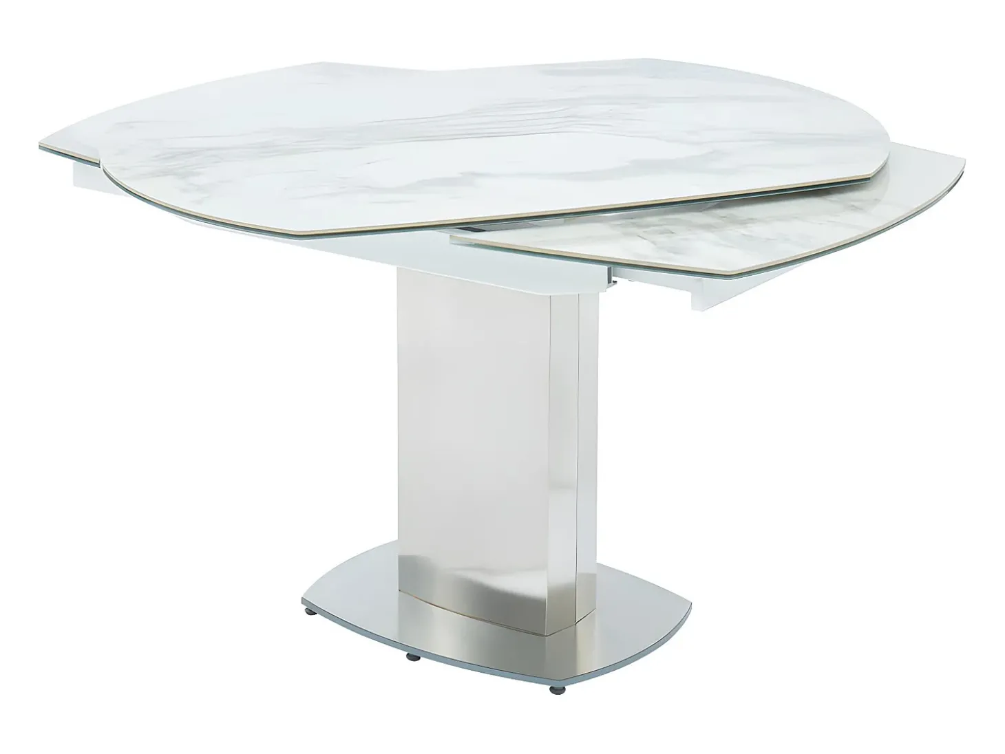 Mesa de jantar extensível. Cerâmica e aço. TALICIA