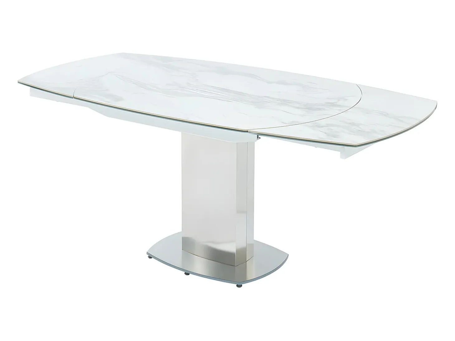 Mesa de jantar extensível. Cerâmica e aço. TALICIA