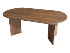 Mesa de jantar extensível - 160/200 x 90 x 75 cm - para 4 a 6 pessoas - estilo simples - MDF - marrom