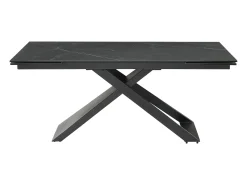 Mesa de jantar extensível em cerâmica e metal preto - XERENA de Pascal MORABITO