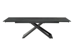 Mesa de jantar extensível em cerâmica e metal preto - XERENA de Pascal MORABITO