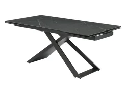 Mesa de jantar extensível em cerâmica e metal preto - XERENA de Pascal MORABITO