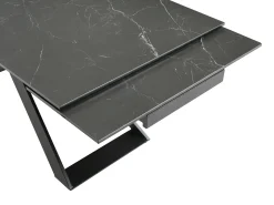 Mesa de jantar extensível em cerâmica e metal preto - XERENA de Pascal MORABITO