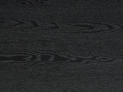 Mesa de jantar extensível 6 a 10 lugares MDF e metal preto - CATONAV
