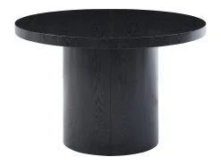 Mesa de jantar extensível 4 a 12 lugares em MDF preto - SIDRINA