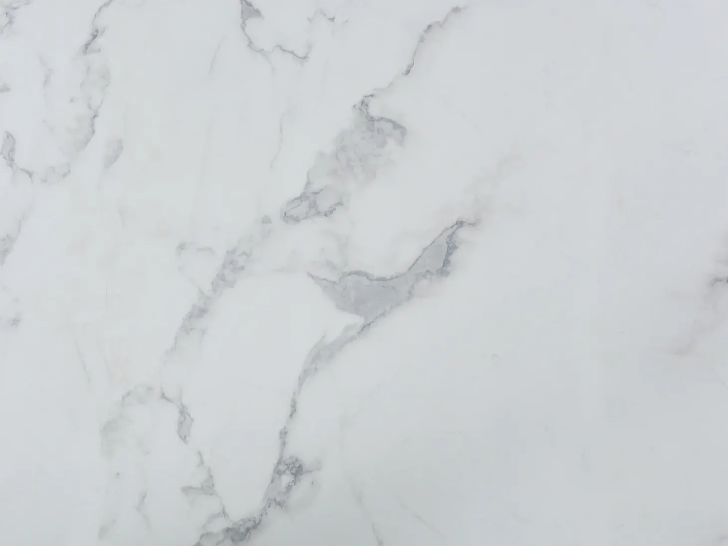 Mesa de jantar extensível para 6 a 12 pessoas em MDF com efeito mármore branco - CLOEVA