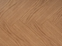 Mesa de jantar extensível para 4 a 8 pessoas com folheado de carvalho - Natural - MARIZEL