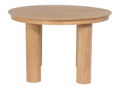 Mesa de jantar extensível para 4 a 8 pessoas em folheado de carvalho - Natural - ELITARO