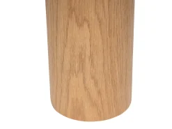Mesa de jantar extensível para 4 a 8 pessoas em folheado de carvalho - Natural - ELITARO