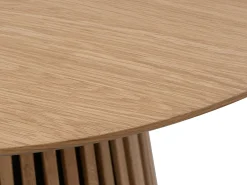 Mesa de jantar extensível 4 a 8 pessoas em carvalho - Natural - CARMIZA