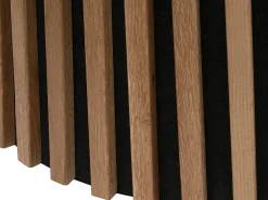Mesa de jantar extensível 4 a 8 pessoas em carvalho - Natural - CARMIZA