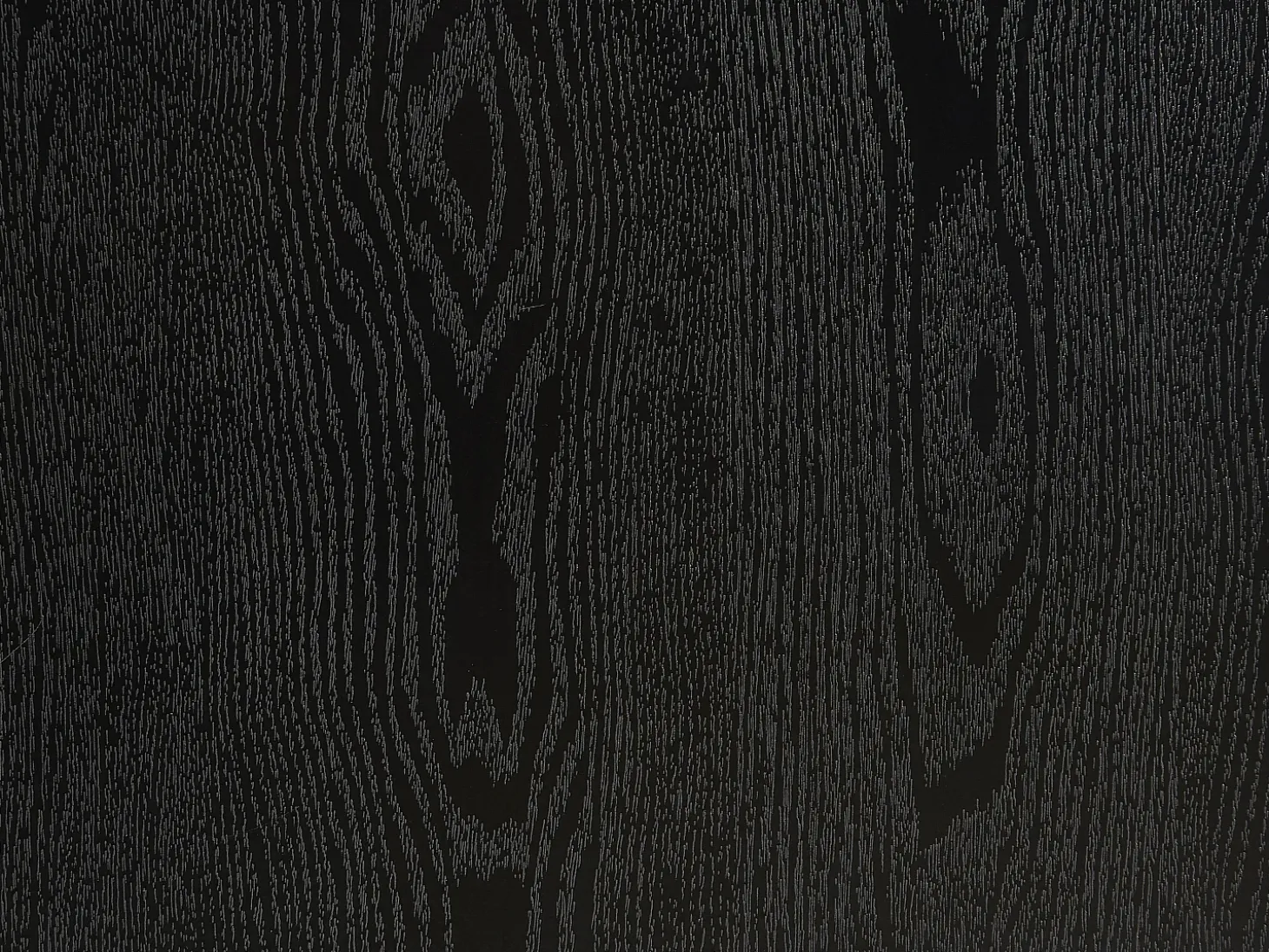 Mesa de jantar extensível 4 a 8 lugares em MDF e aço cor preto - KOMONI