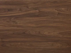 Mesa de jantar extensível para 4 a 12 pessoas em MDF - Castanho natural escuro - SIDRINA