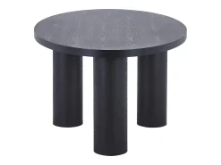 Mesa de jantar para 8 pessoas com folheado de freixo - Preto - FALYN