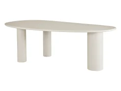 Mesa de jantar para 8 pessoas em MDF - Bege - OLASKO