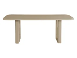 Mesa de jantar para 8 pessoas em MDF - Taupe - NAKONI