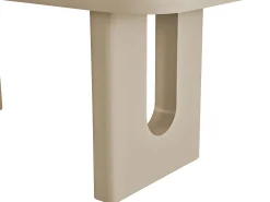 Mesa de jantar para 8 pessoas em MDF - Taupe - NAKONI
