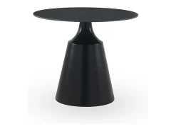 Mesa de jantar redonda 90 diam. com tampo cerâmico