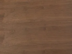 Mesa de jantar redonda 4 lugares em MDF natural escuro ANTALIZA