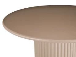 Mesa de jantar redonda para 4 pessoas em MDF - Castanha - TAMARZO