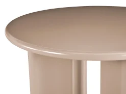 Mesa de jantar redonda para 4 pessoas em MDF - Castanho - LUKAVO