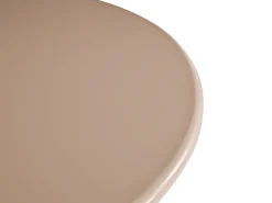 Mesa de jantar redonda para 4 pessoas em MDF - Castanho - LUKAVO